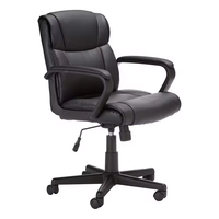 Nouvelle Chaise de Bureau Exécutive Pivotante de Luxe Moderne à Dossier Haut en Cuir Synthétique Ergonomique pour Visiteur et Salle d'Attente