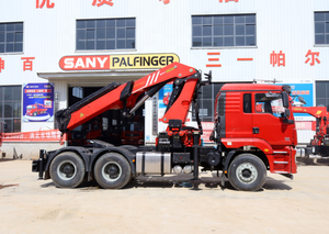 סין חדש Shacman טרקטור ראש משאית עם מנוף Palfinger 20Ton 25Ton 30Ton הידראולי Knuckle ום מנוף על מכירה - Product Image 5