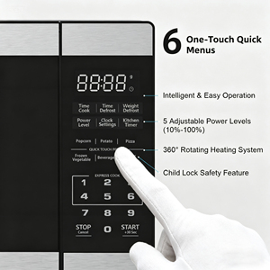 Horno <span class=keywords><strong>Microondas</strong></span> Eléctrico Digital de Acero Inoxidable de 20L para Uso Comercial <span class=keywords><strong>en</strong></span> Hoteles y Hogares, con Función de Asado - Product Image 4