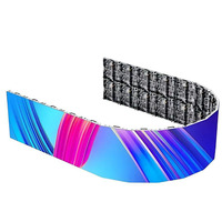 Pantalla LED Grande, Video Wall 3D, Pantalla LED de Gran Formato para Interiores, 3D P2.6, 500mm X 500mm