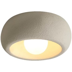 Plafonnier style Wabi Sabi rétro crème pour chambre d'enfant et couloir, 95 CRI, origine Zhongshan - Product Image 5