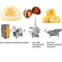 Nouvelle machine automatique commerciale BNT-380 pour la fabrication de Daifuku Mochi, machine électrique à écran tactile, ligne de production de Mochi aux fruits