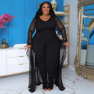 PASUXI Nouvelle <span class=keywords><strong>Combinaison</strong></span> Femme Élastique Haute Décontractée Fitness Sportive Rompers <span class=keywords><strong>Combinaison</strong></span> Moulante Activewear Fermeture Éclair - Product Image 4