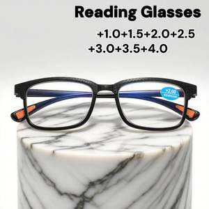 Gafas de Lectura Unisex 2025, Ultraligeras, con Bloqueo de Luz Azul, Montura Cuadrada, Anti Luz Azul, de 0 a +4.0 - Product Image 4