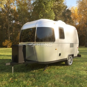 Nuevo Diseño 2025, Remolque de Viaje en Forma de Lágrima, Estructura de Acero, Autocaravana Todoterreno Moderna, Capacidad para 4-6 Personas - Product Image 3