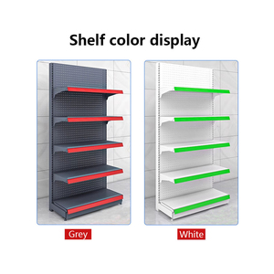 Scaffalatura per supermercato regolabile in metallo leggero e plastica - Product Image 6