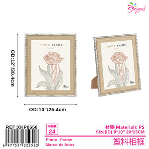 Customizable Wooden <b>Picture</b> <b>Frame</b> Square 20*25CM with Glass Metal PS Aluminium Iron Materials Available 6x8 <b>8x8</b> Sizes - Product Image 1