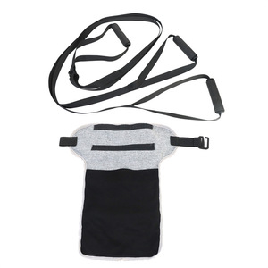 Sangle de fitness à fixer à la porte, haute élasticité, noire, unisexe, équipement d'entraînement à domicile pour le yoga, la danse, l'exercice et le remodelage corporel - Product Image 5