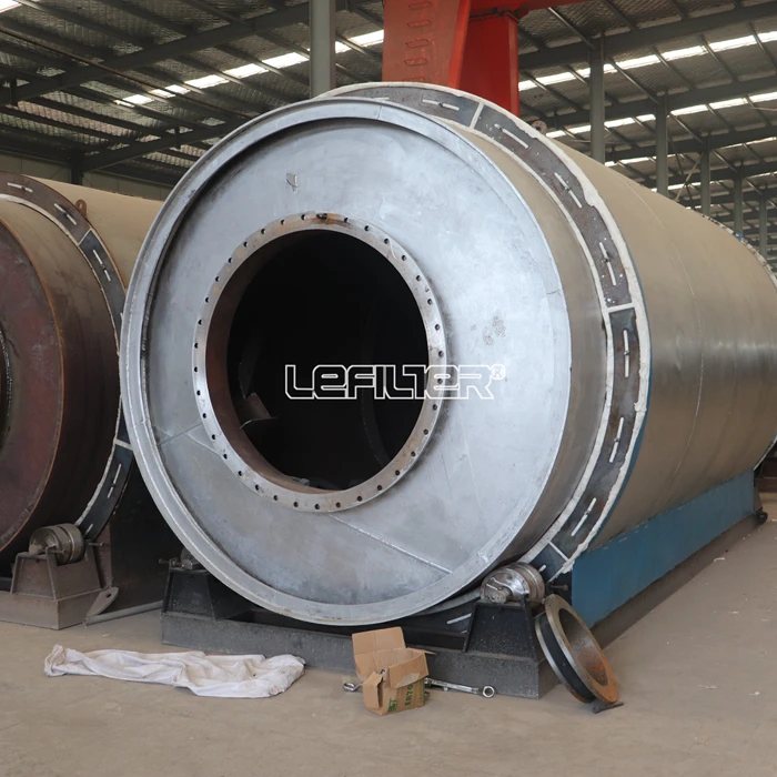 High quality pyrolysis oil plant tyre to fuel recycling plant