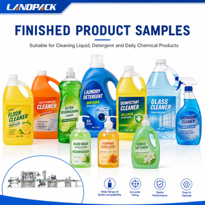 Ligne <span class=keywords><strong>de</strong></span> remplissage <span class=keywords><strong>de</strong></span> bouteilles <span class=keywords><strong>de</strong></span> détergent à lessive liquide époxy entièrement automatique à grande vitesse - Product Image 2