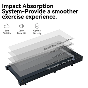 Tapis de course compact 2,5 CV sous bureau, portable pour la maison et le bureau, expédition depuis l'entrepôt américain - Product Image 4