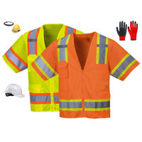 Chaleco de Seguridad Reflectante de Alta Visibilidad Clase 2, Chaqueta de Manga Corta con Cinta Reflectante, Malla Transpirable, Logotipo Personalizado, Ropa de Trabajo