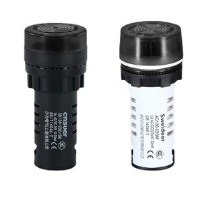 AD16-22DSM <span class=keywords><strong>LED</strong></span> chỉ số ánh sáng 12V 24V 220V 380V chiếu sáng flash nhựa buzzer 22mm gắn lỗ đường kính 16mm cảnh báo báo động - Product Image 6