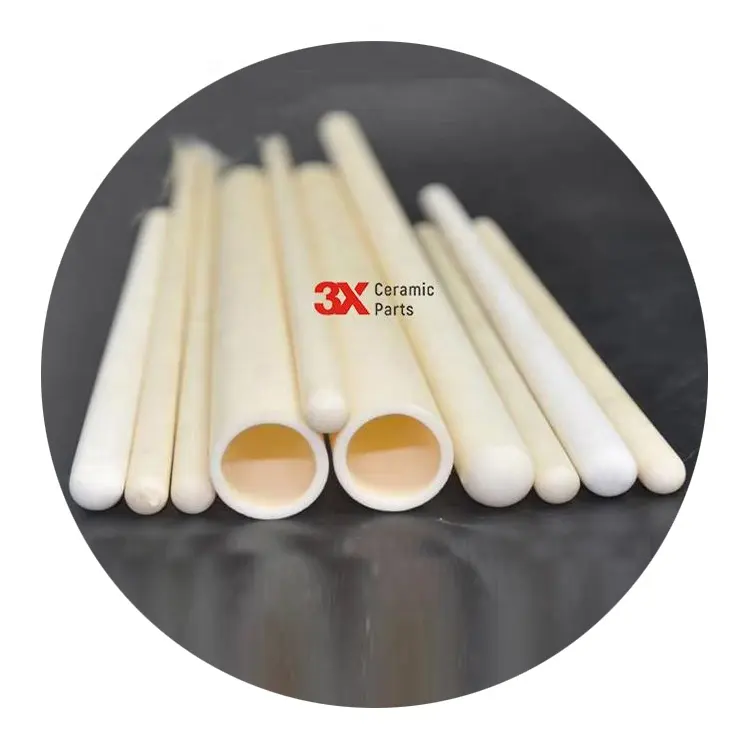 3X Ceramic Parts ODM OEM Piston Bar Roller Stick Pipe Plunger Sleeve Shaft Bushing Pump Rod Zirconia Tube Alumina Ceramic Liner