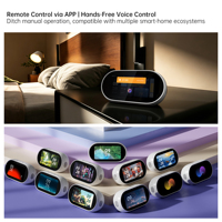 Panneau de contrôle intelligent SIXWGH pour maison connectée, écran tactile 5 pouces Full HD, Hub de bureau IA, Zigbee pour passerelle Mesh, Blaster IR, Commande vocale