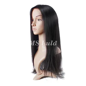 Best Verkopende Zijden Basis Full Lace Pruik Cuticula Uitgelijnd Raw Virgin Human Hair Full Lace Pruik New Arrival