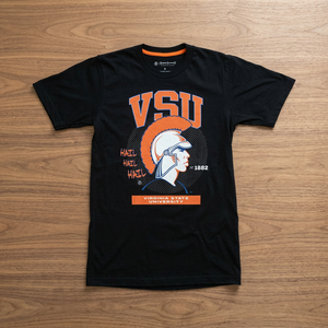 เสื้อยืดมหาวิทยาลัยเวอร์จิเนียสเตท VSU เสื้อยืดแบบกำหนดเองสำหรับมหาวิทยาลัย ผ้าฝ้ายยูนิเซ็กซ์ เป็นมิตรกับสิ่งแวดล้อม ป้องกันรอยยับ สไตล์สตรีท OEM มหาวิทยาลัย - Product Image 2