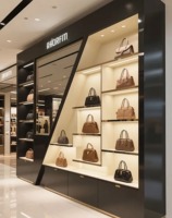 Présentoir de sacs et de chaussures Vitrine de sac fantaisie Cintre pour mettre en valeur un sac dans un magasin