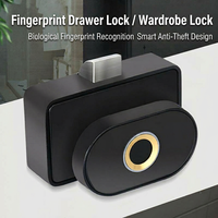 Serrure Intelligente à Empreinte Digitale et Mot de Passe, Déverrouillage à Distance via APP Bluetooth, pour Meubles, Portes d'Armoire, Maison et Bureau - Direct Usine