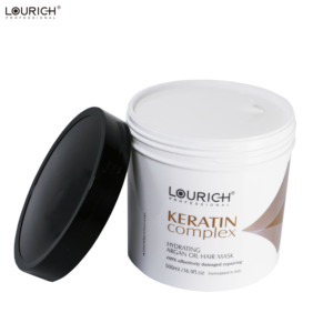 Mascarilla Capilar de Queratina y Aceite de Argán LOURICH, Reparación Profunda para Cabello Decolorado, Teñido y Enfermado, Venta al por Mayor para Salones de Belleza, Marca Privada - Product Image 4