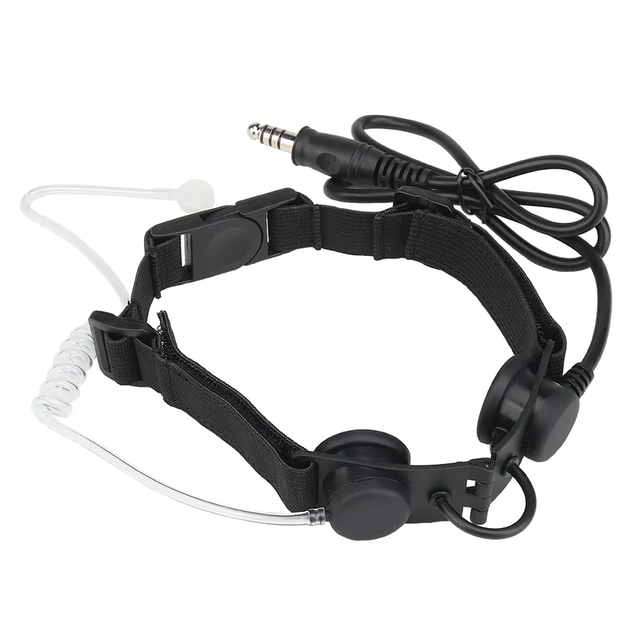 High Quality In-Ear Headset with Throat Microphone for Walkie-Talkie Hunting Accessories