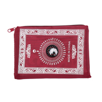 Vente en gros tapis de prière musulman de voyage pour mosquée de l'islam avec boussole