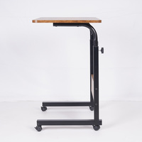 Table de lit réglable en hauteur pour la maison, support pour ordinateur portable, bureau portable pour la lecture, l'écriture et le travail