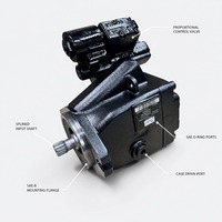   K2R040 Axialkolbenpumpe 40cc für Bagger, Gabelstapler, Kran, Radlader, Landwirtschaftsmaschinen, offener Hydraulikkreislauf