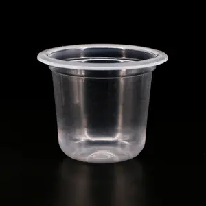 Gobelets en plastique PP pour pouding à la gelée de 30ml jetables en plastique transparent mini petites tasses conteneur d'emballage pour gelée dessert et fruits