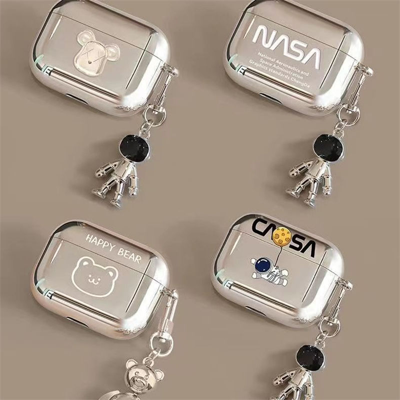Affordable Price Cartoon Electroplated Soft Case for AirPods Pro - Main Image