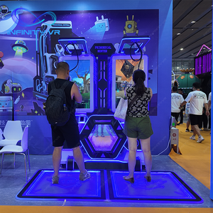 Juego de disparos interactivo de batalla Vr, pantalla de 55 pulgadas, dos jugadores, simulador de tiro Vr 9D, equipo espacial grande, parque de atracciones Vr - Product Image 6