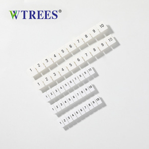Wtrees Terminal <b>Block</b> Uk2.5B 10 Position With Number Strip And Grounding Terminal For Cable Wiring - Product Image 4