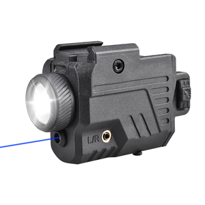 Torcia Tattica LED Combo con Raggio Blu, Rosso e Verde, Batteria Ricaricabile USB, 800 Lumen, Distanza del Fascio 160m - Product Image 3