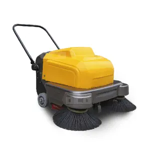 commercial hand held street vacuum sidewalk sweeper cleaning machine