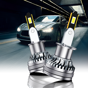 76W 20000LM H1 H4 H7 H11 자동차 자동차 LED 헤드라이트 전구 알루미늄 합금 몸체 이중 순수 동판 튜브 CSP LED 칩 오류 새로운 - Product Image 1