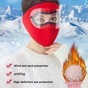 Máscara Facial Cálida de Invierno con Gafas Protectoras Antipolvo para Ciclismo, Esquí, para Hombres y Mujeres, Actividades al Aire Libre en Clima Frío, Resistente al Viento - Product Image 2