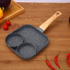 Resistenza al calore 4 fori 2 fori set di pentole antiaderenti bohémien uovo hamburger padella stile americano - Product Image 3