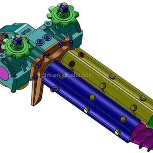 corn header gearbox for agricultural machine transmission