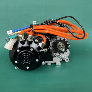 SL23 72V 3000W 오토바이 먼지 자전거, ATV 및 골프 카트 기어 박스가있는 미드 드라이브 브러시리스 4 단 전기 모터 - Product Image 2