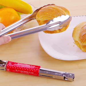 Pinzas para Alimentos de Acero Inoxidable de 22 cm de Largo, Duraderas y Multiusos, para Asar, Hornear y Servir Filetes - Product Image 2