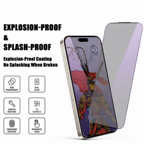 AG กระจกนิรภัยด้านกันความร้อนสีน้ำเงินอุปกรณ์เสริมโทรศัพท์สำหรับ iPhone 17 Pro max/ 15/14/13/12 Pro max/ xs/xr/max - Product Image 3