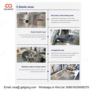 Almohada Horizontal Pastel Rusk Wrapping <span class=keywords><strong>Fortune</strong></span> Ginger Pan Galletas Embalaje Máquina de embalaje de pasteles con crema - Product Image 5