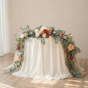 Guirnalda de <span class=keywords><strong>Rosas</strong></span> Artificiales de 2.7 m, Enredadera de Flores de Seda para Arco de Boda, Centro de Mesa para Banquetes de Hotel, Decoración del Hogar - Product Image 1
