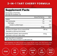Gummies aux extraits de fruits naturels (cerise) OEM ODM sous marque privée pour la protection antioxydante, la détoxification de l'acide urique et le soutien articulaire