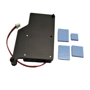 Raspberry <span class=keywords><strong>PI</strong></span> 5B 3007 Blower + Motherboard CPU Radiator hitam kipas pendingin aktif penyerap panas - Product Image 5