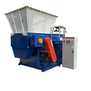 Recycling of plastic such as packaging tape tire film single shaft shredder machine