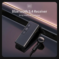 Tragbarer GR13 BT 5.4 Audio-Empfänger mit Geringer Latenz und Clip-Funktion, USB-MP3-FM-Sender, Freisprechsteuerung, Mini-Audio-Adapter