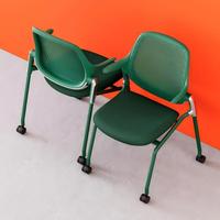 Chaise de bureau ergonomique au design moderne, sièges relevables et empilables pour le rangement, adaptée aux immeubles de bureaux et aux écoles