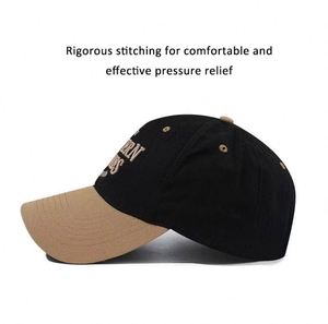 Gorra de béisbol deportiva de algodón con estructura de 6 paneles estilo A-frame personalizada para uso diario - Product Image 4
