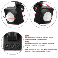 Projecteur Led automatique sensible de 50W à la lumière du jour, étanche IP65, capteur PIR, lumières de sécurité, projecteur Led, capteur de mouvement